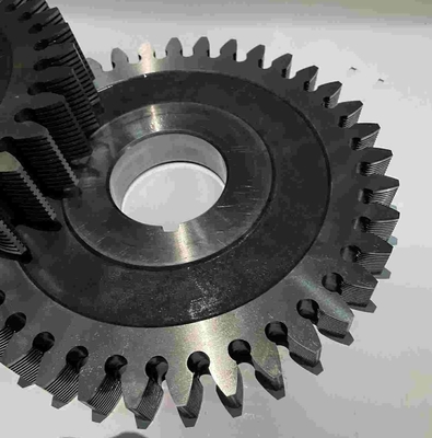Собранное нарезание зубчатых колес CNC модуля черное с одиночной окаимленной бритвой