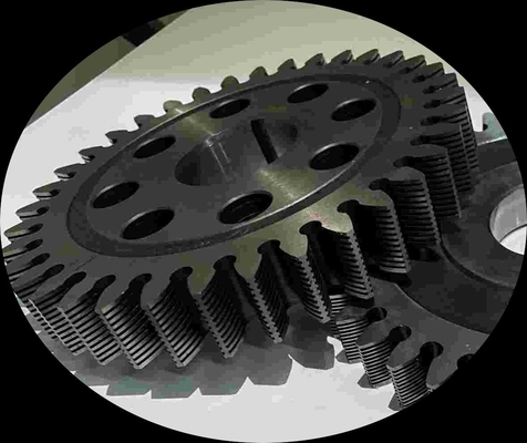 Собранное нарезание зубчатых колес CNC модуля черное с одиночной окаимленной бритвой